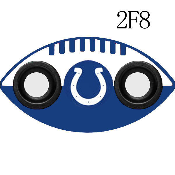 Colts Team Logo Blue 2 Way Fidget Spinner