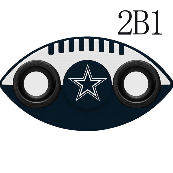 Cowboys Team Logo Navy 2 Way Fidget Spinner
