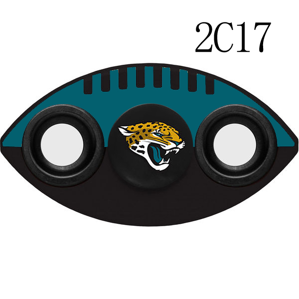 Jaguars Team Logo Black 2 Way Fidget Spinner