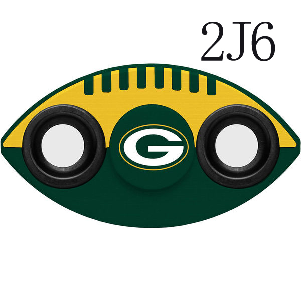 Packers Team Logo Green 2 Way Fidget Spinner