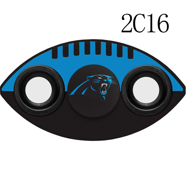 Panthers Team Logo Black 2 Way Fidget Spinner