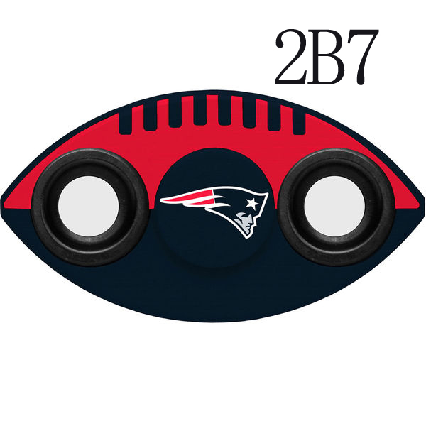 Patriots Team Logo Navy 2 Way Fidget Spinner
