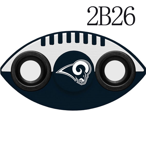 Rams Team Logo Navy 2 Way Fidget Spinner