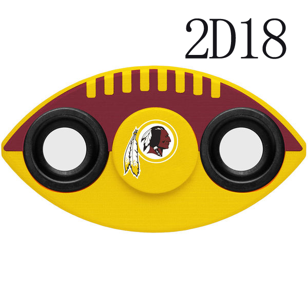 Redskins Team Logo Yellow 2 Way Fidget Spinner