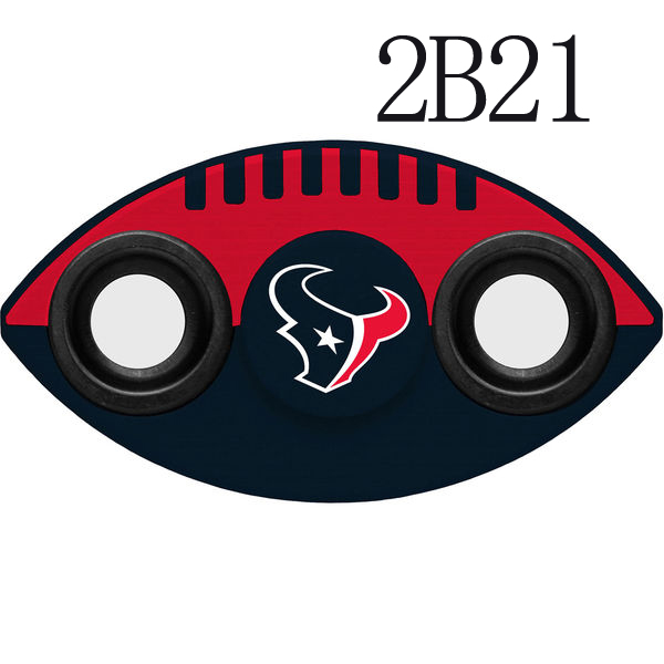 Texans Team Logo Navy 2 Way Fidget Spinner