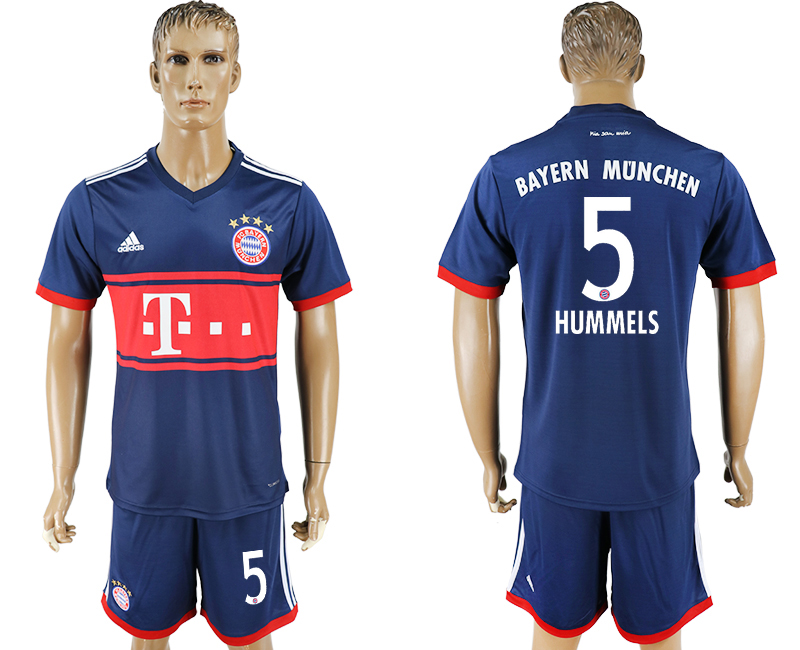 2017-18 Bayern Munich 5 HUMMELS Away Soccer Jersey 2017-18 Bayern Munich 5 HUMMELS Away Soccer Jersey