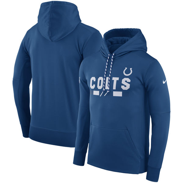 Indianapolis Colts Nike Team Name Performance Pullover Hoodie Royal