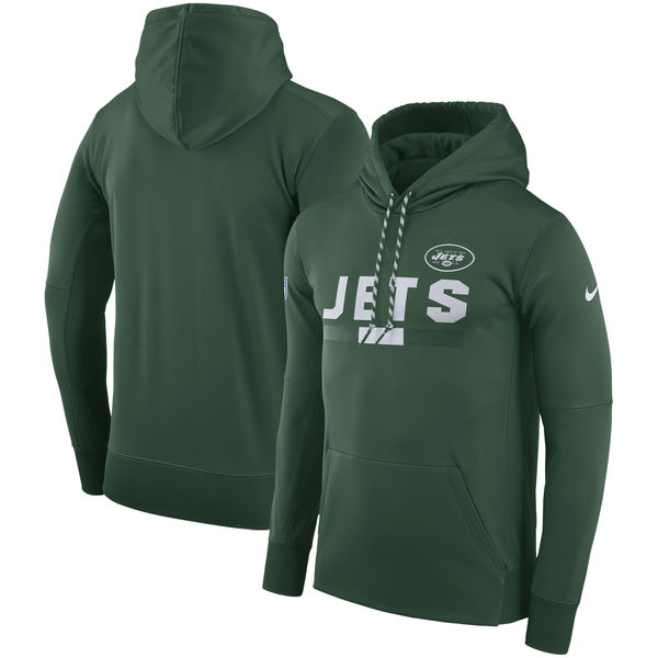 New York Jets Nike Team Name Performance Pullover Hoodie Green