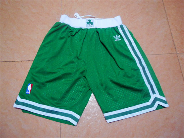 Celtics Green Mesh Throwback Shorts - Click Image to Close
