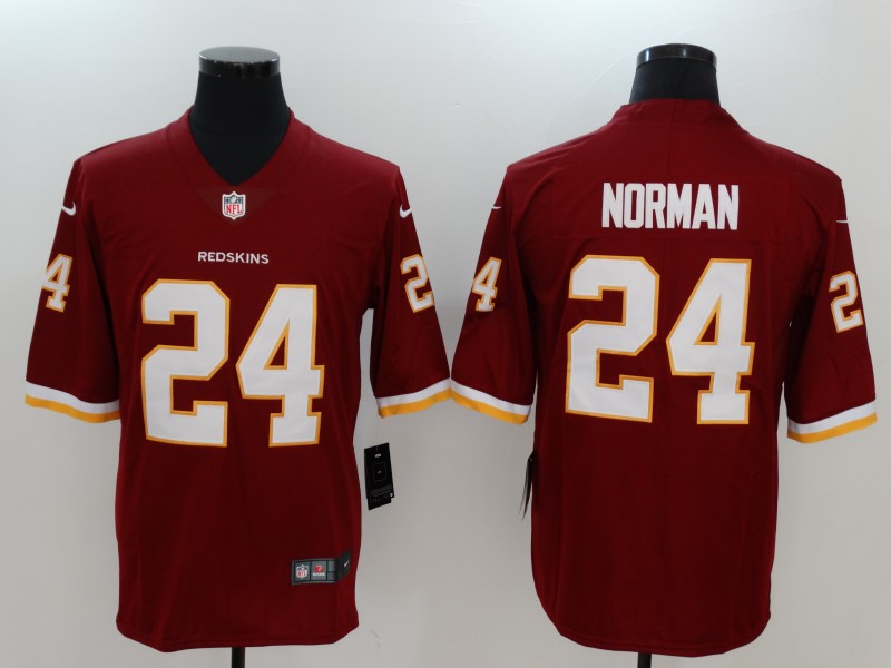 Nike Redskins 24 Josh Norman Red Youth Vapor Untouchable Player Limited Jersey