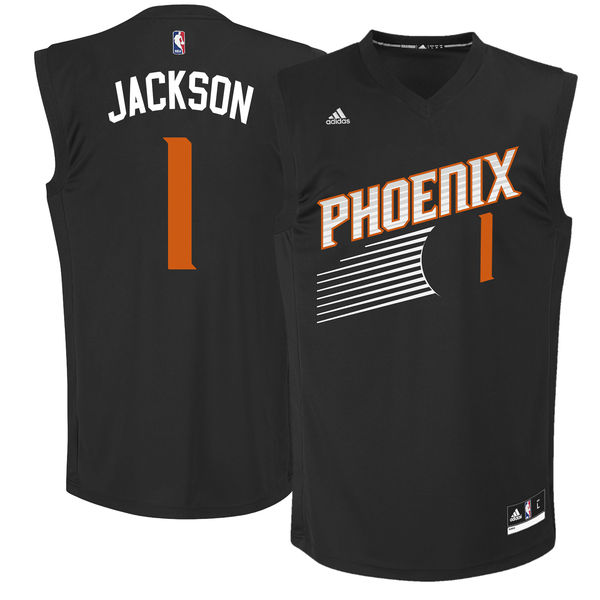 Suns 1 Josh Jackson Black 2017 NBA Draft #1 Pick Replica Jersey