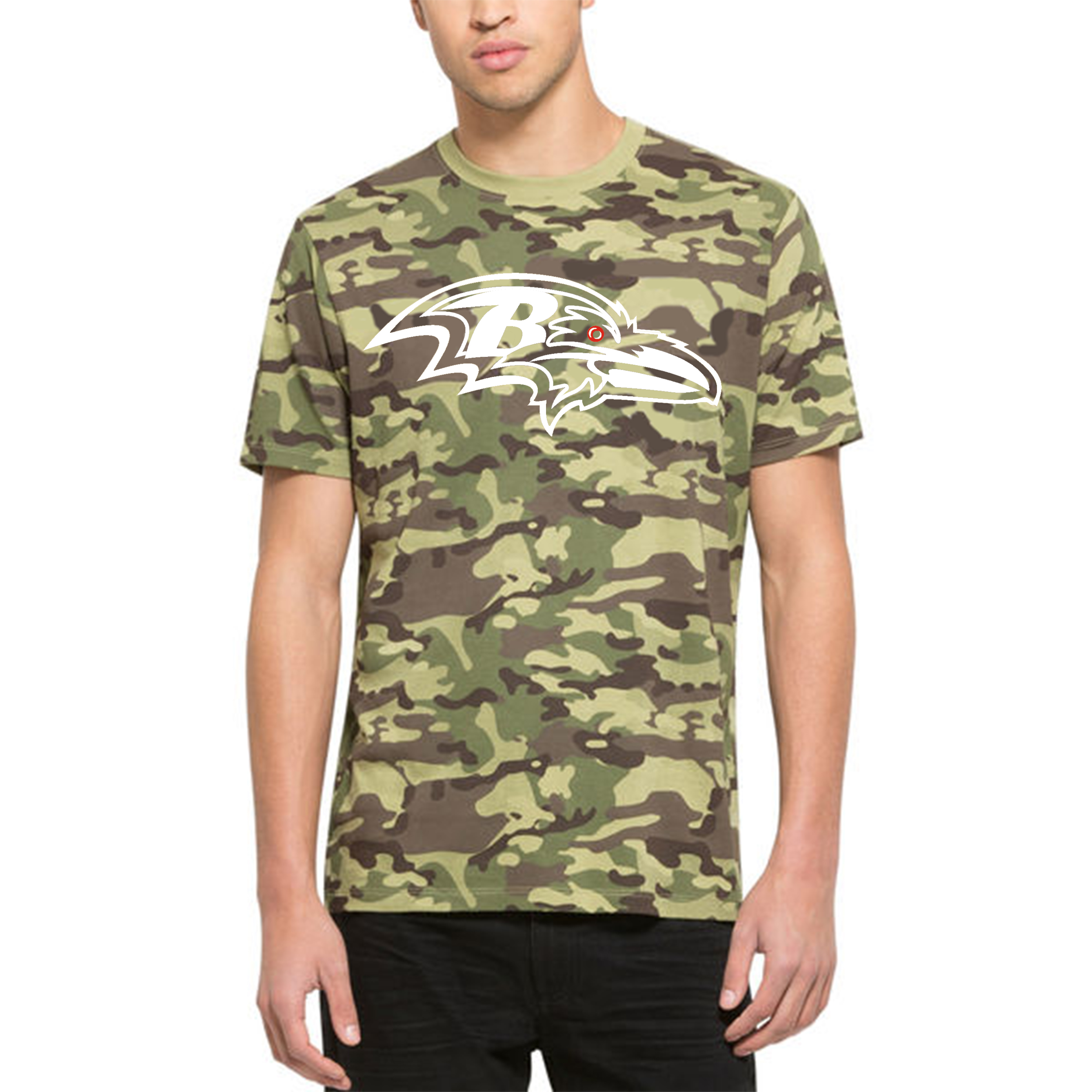 Baltimore Ravens '47 Alpha Men's T Shirt Camo