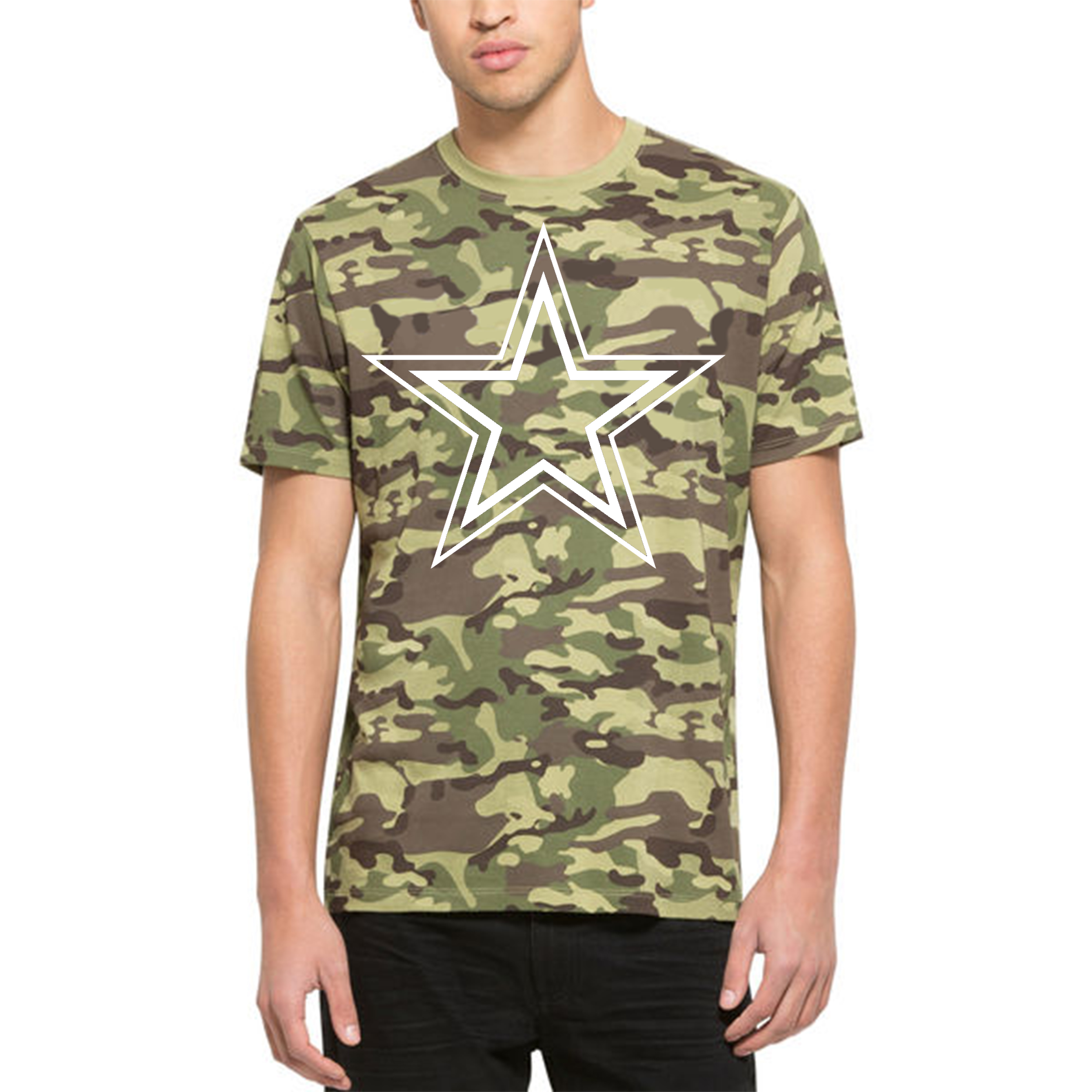 Dallas Cowboys '47 Alpha Men's T Shirt Camo