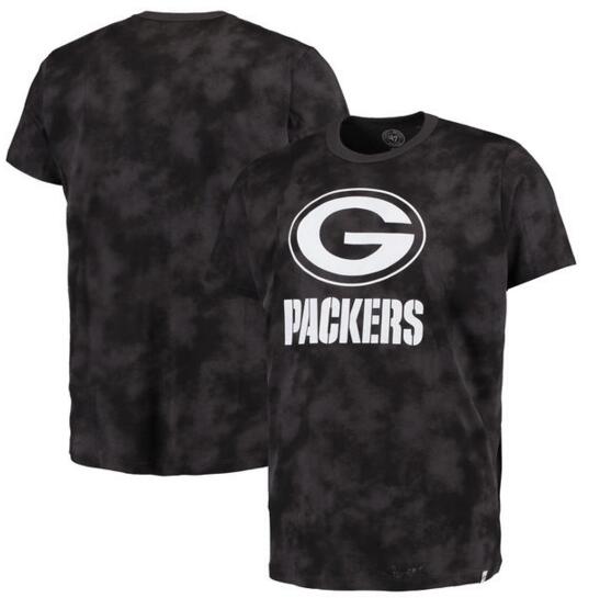 Green Bay Packers '47 Blackstone Men's T Shirt Black