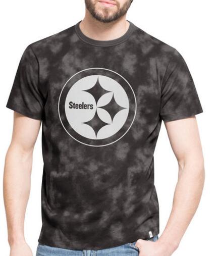 Pittsburgh Steelers '47 Blackstone Men's T Shirt Black