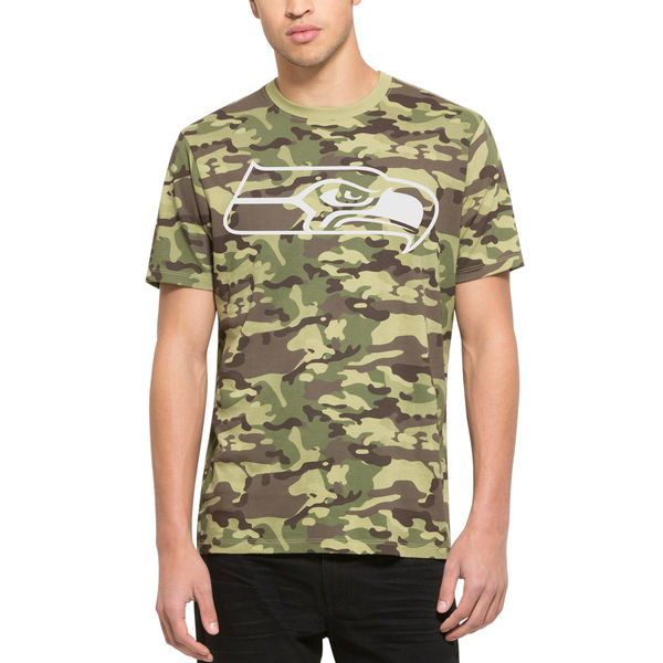 Seattle Seahawks '47 Alpha Men's T Shirt Camo