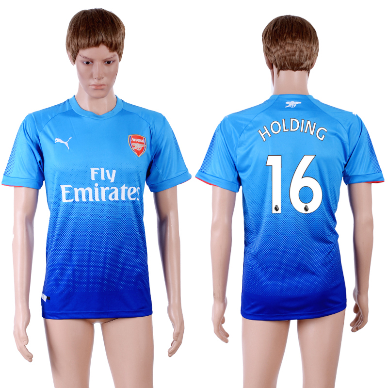 2017-18 Arsenal 16 HOLDING Away Thailand Soccer Jersey
