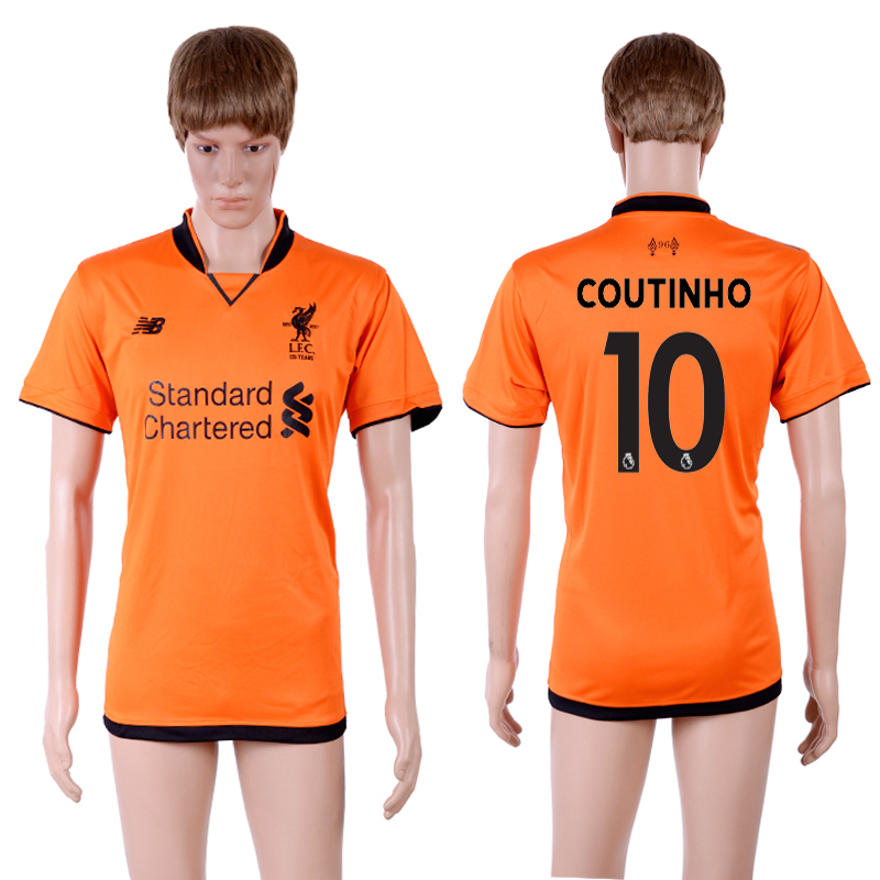 2017-18 Liverpool 10 COUTINHO Third Away Thailand Soccer Jersey