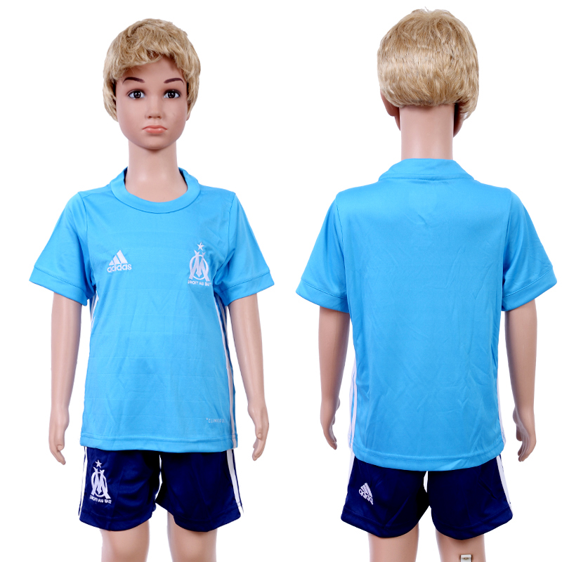 2017-18 Marseille Away Youth Soccer Jersey
