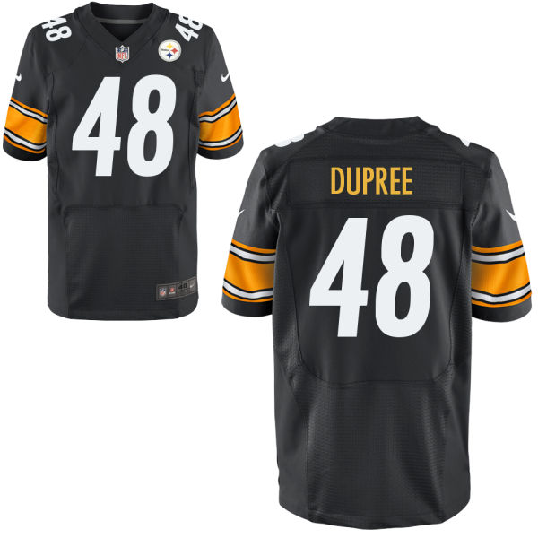 Nike Steelers 48 Bud Dupree Black Elite Jersey