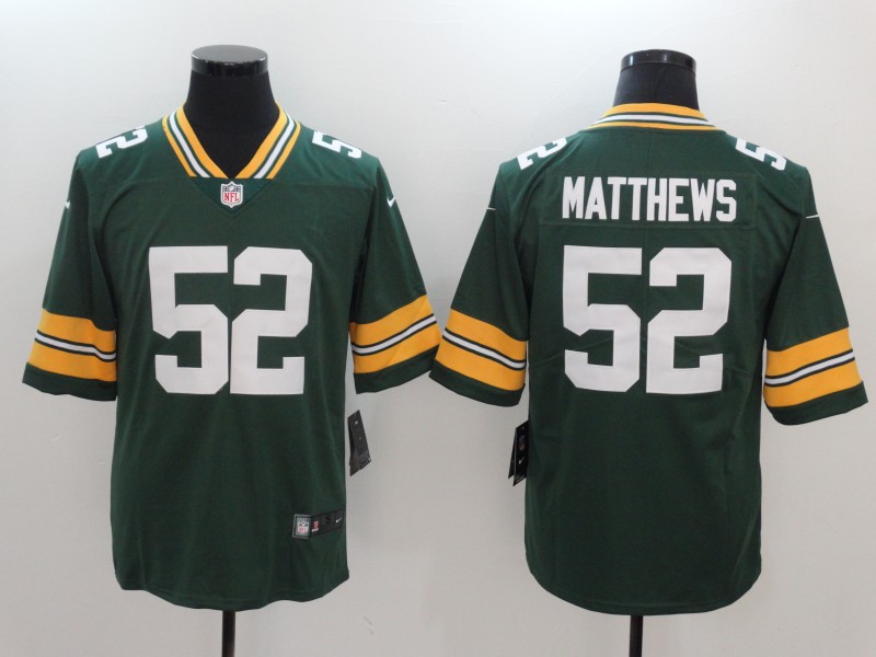 Nike Packers 52 Clay Matthews Green Vapor Untouchable Player Limited Jersey