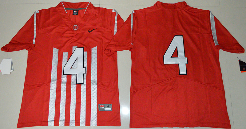 Ohio State Buckeyes 4 Curtis Samuel Red College Throwback Jersey