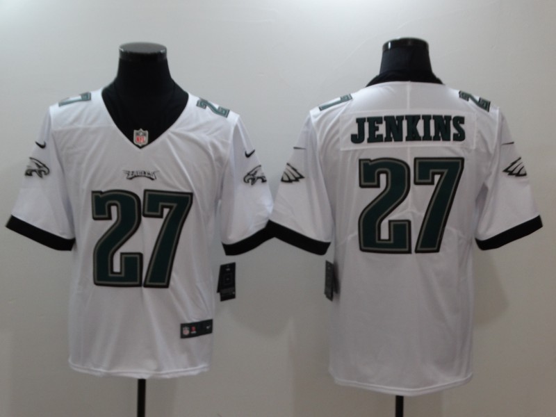 Nike Eagles 27 Malcolm Jenkins White Youth Vapor Untouchable Player Limited Jersey