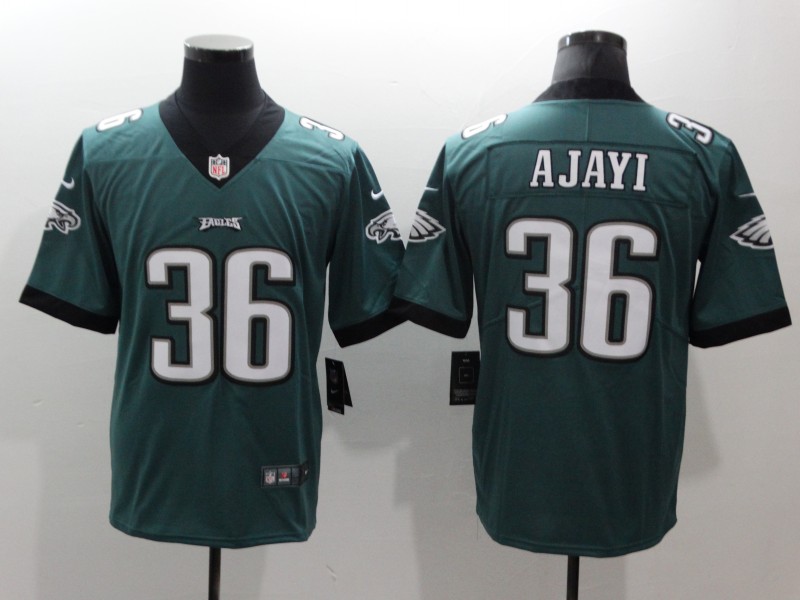 Nike Eagles 36 Jay Ajayi Green Vapor Untouchable Player Limited Jersey