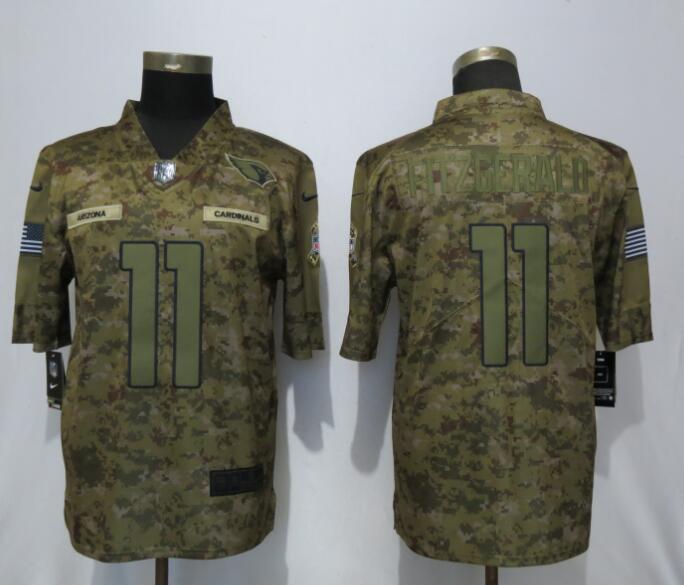 Nike Cardinals 11 Larry Fitzgerald Camo Salute To Service Limited Jersey