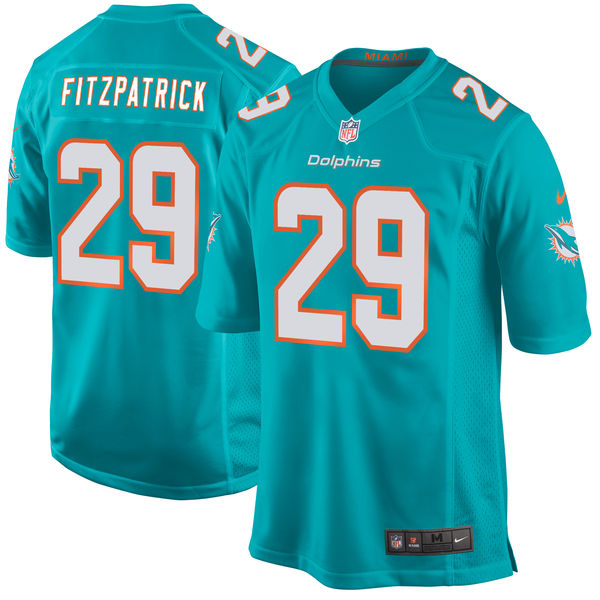Nike Dolphins 29 Minkah Fitzpatrick Aqua 2018 NFL Draft Pick Elite Jersey