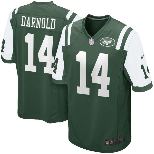 Nike Jets 14 Sam Darnold Green Youth 2018 Draft Pick Game Jersey