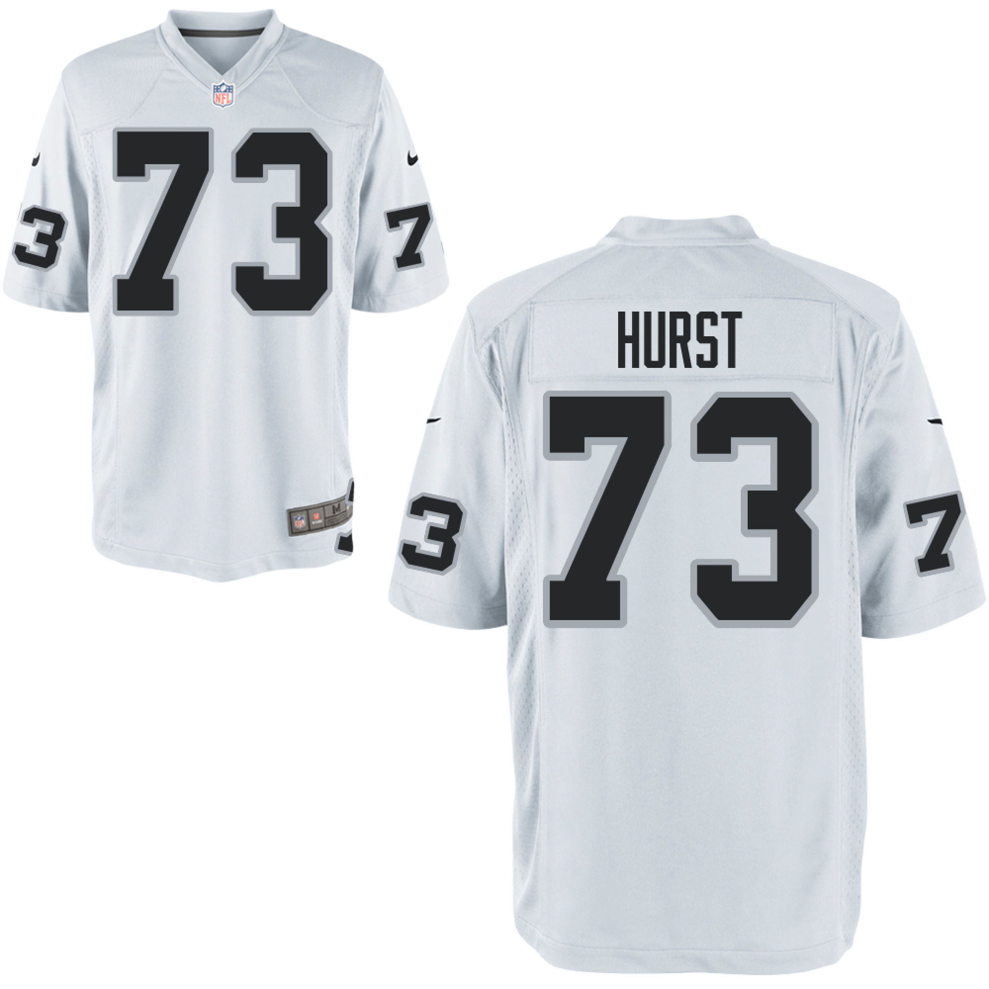 Nike Raiders 73 Maurice Hurst White Elite Jersey