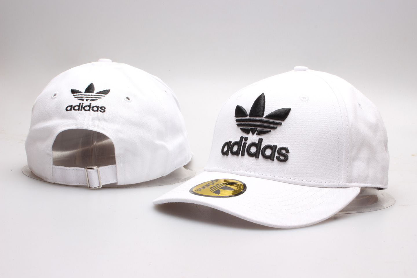 Adidas Fresh Logo White Peaked Adjustable Hat YP