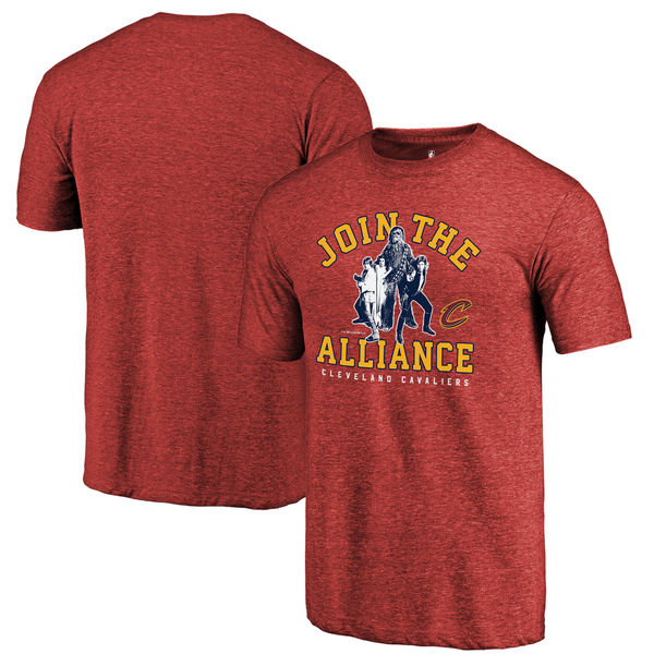 Cleveland Cavaliers Fanatics Branded Wine Star Wars Alliance Tri-Blend T-Shirt