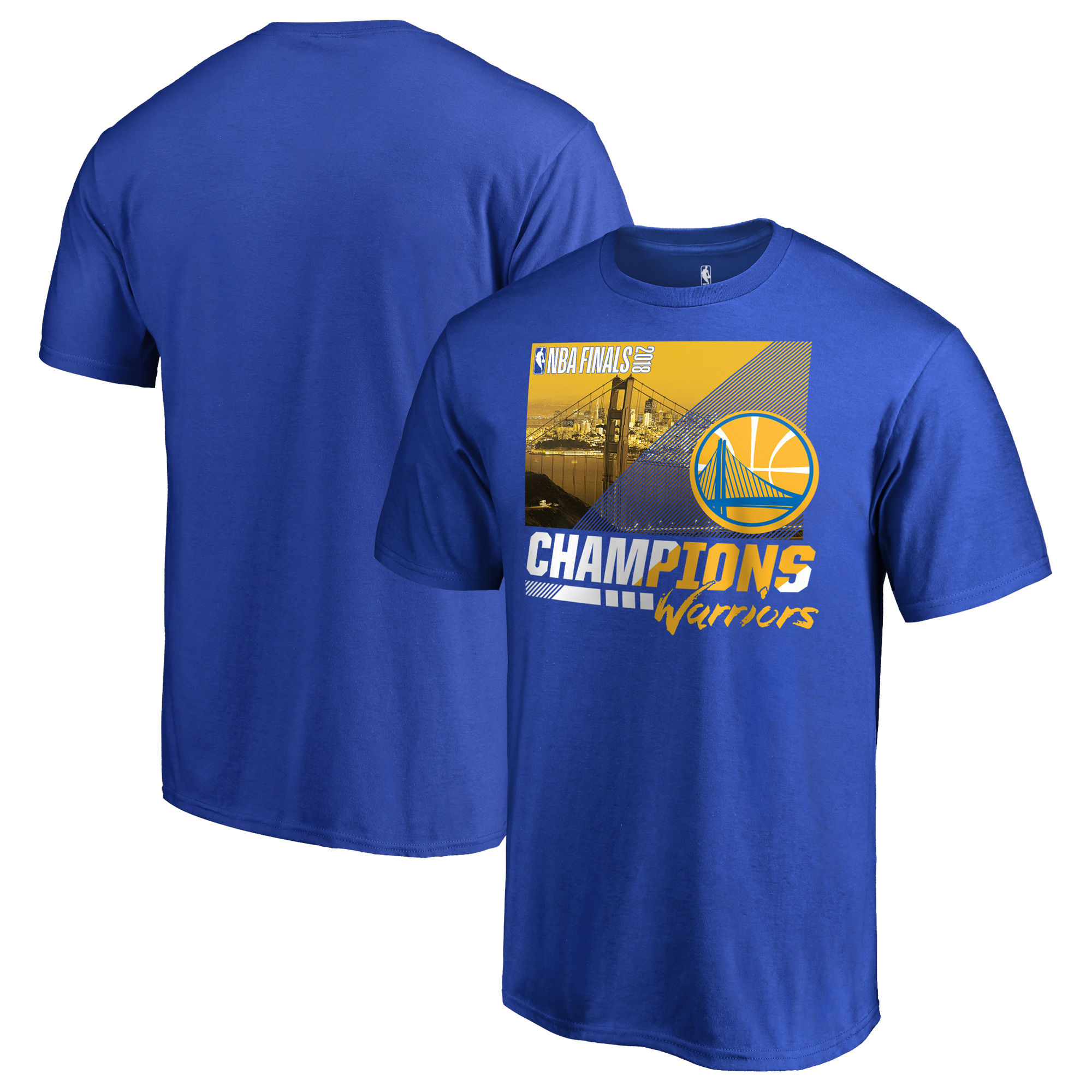 Golden State Warriors Fanatics Branded 2018 NBA Finals Champions Notorious Hometown City T-Shirt Royal