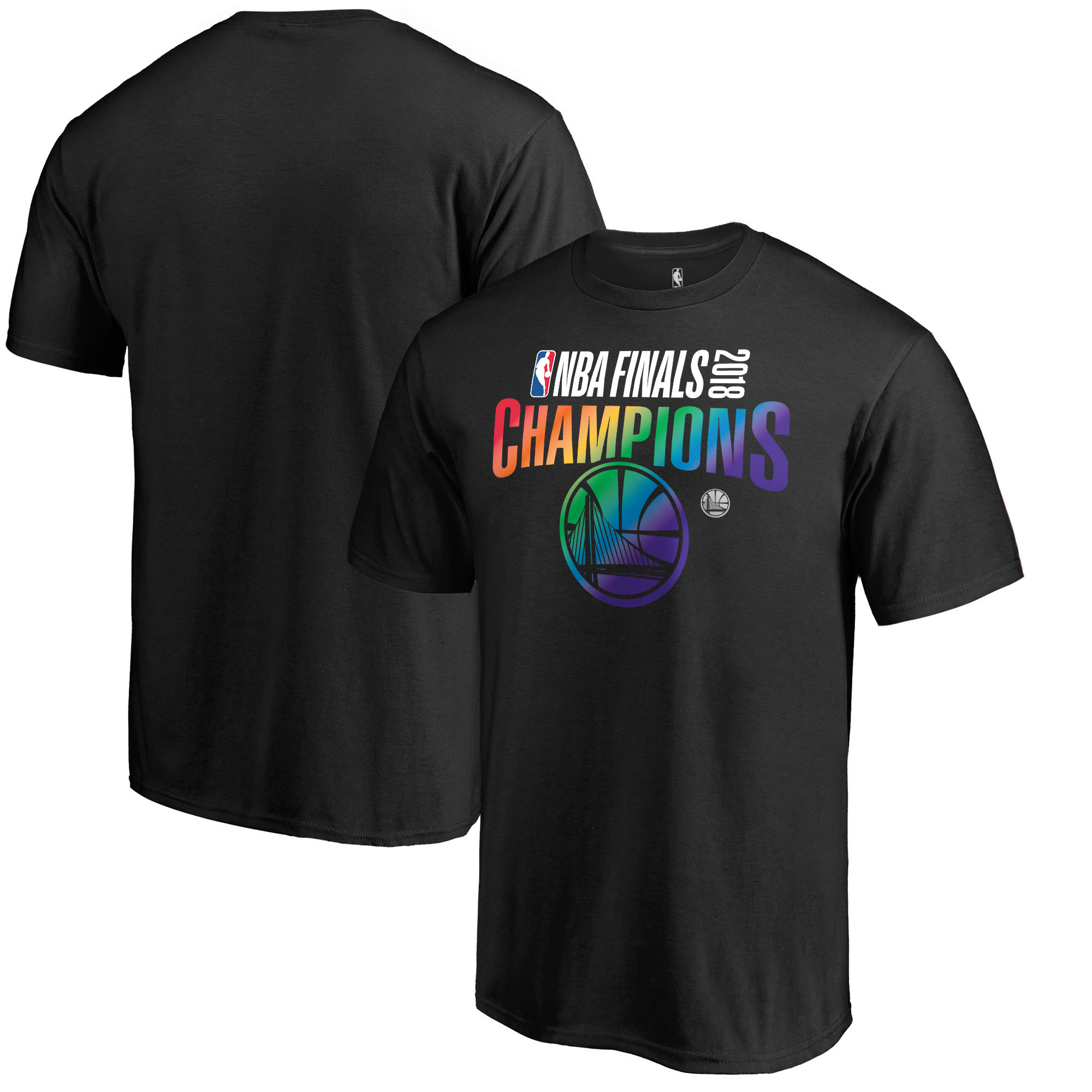 Golden State Warriors Fanatics Branded 2018 NBA Finals Champions Team Pride T-Shirt Black - Click Image to Close