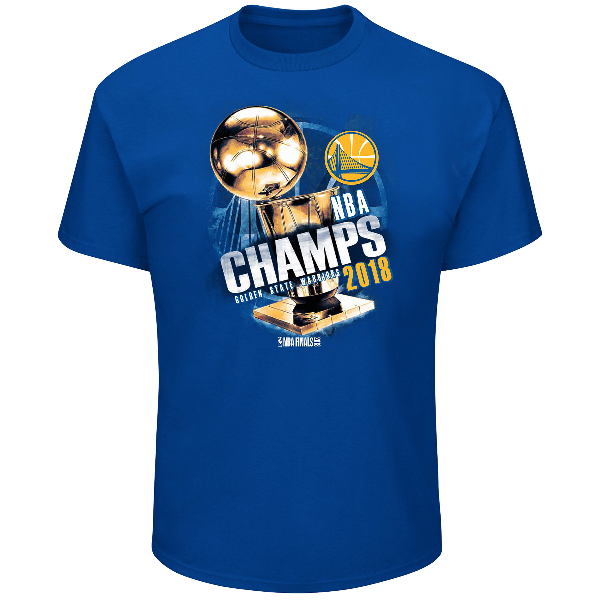 Golden State Warriors Majestic 2018 NBA Finals Champions Moment of Greatness Big & Tall T-Shirt Royal