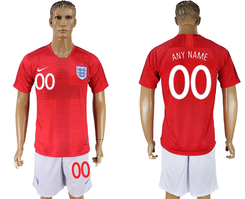 England Away 2018 FIFA World Cup Men's Customized Jersey