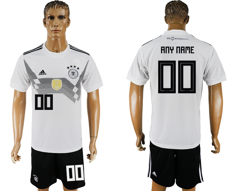 Germany Home 2018 FIFA World Cup Men's Customized Jersey