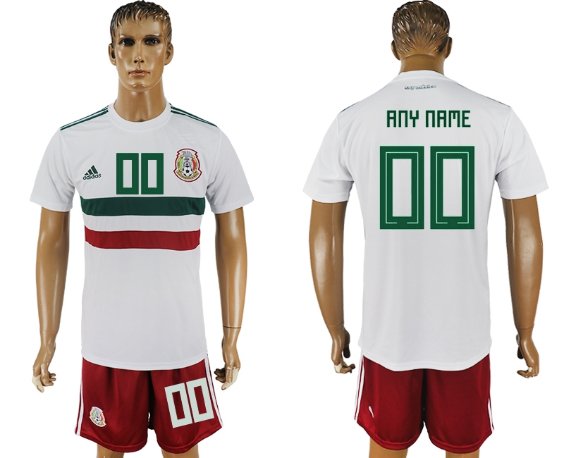 Mexico Away 2018 FIFA World Cup Men's Customized Jersey