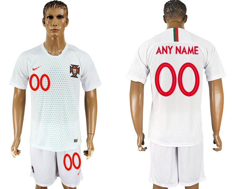Portugal Away 2018 FIFA World Cup Men's Customized Jersey
