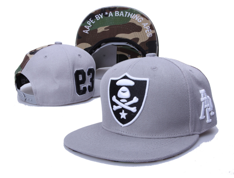 AAPE By A Bathing Ape Apunvs Gray Adjustbable Hat