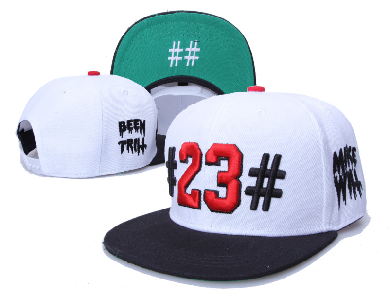 Been Trill 23 White Fashion Snapback Adjustable Hat