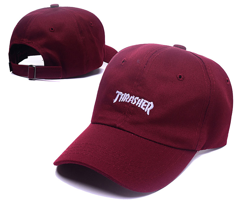 Thrasher Red Fashion Snapback Hat LH