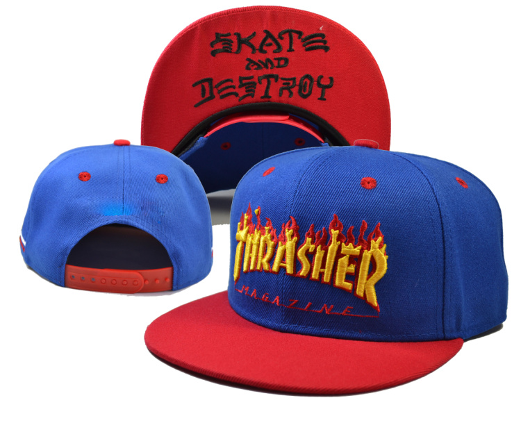 Thrasher Skate And Destroy Blue Fashion Adjustable Hat LH