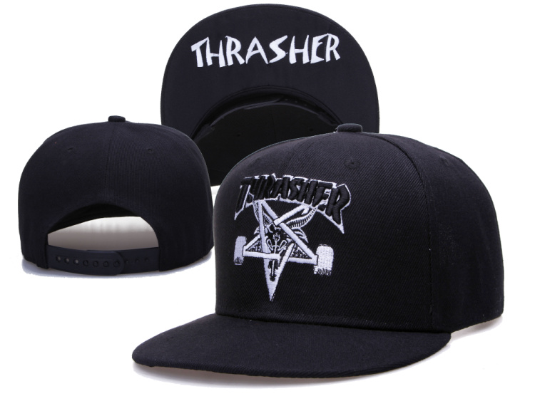 Thrasher Skategoat Black Adjustable Hat LH
