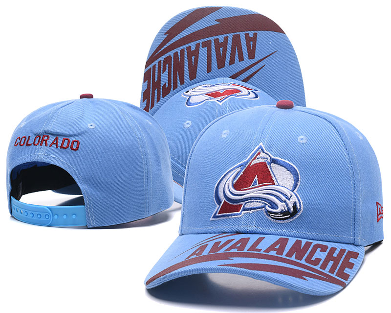 Avalanche Team Logo Blue Adjustable Hat LH