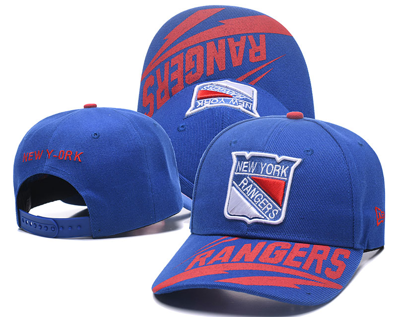 Rangers Team Logo Blue Adjustable Hat LH