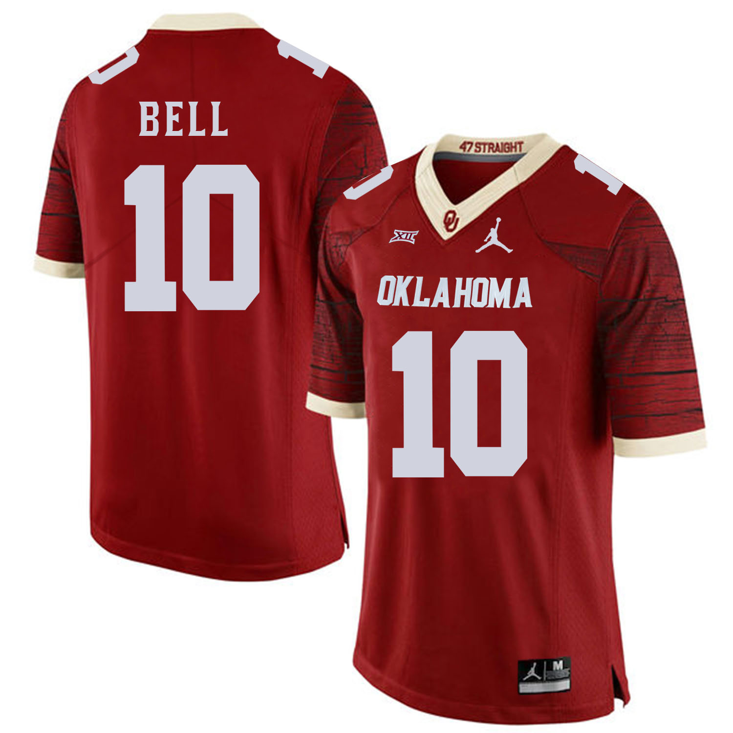 Oklahoma Sooners 10 Blake Bell Red 47 Game Winning Streak College Football Jersey - Click Image to Close