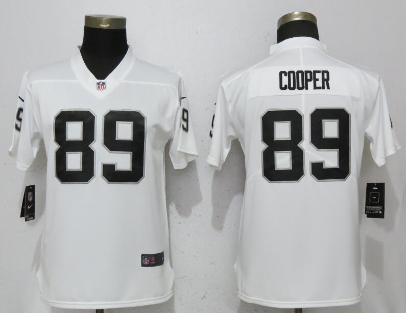 Nike Raiders 89 Amari Cooper White Women Vapor Untouchable Limited Jersey